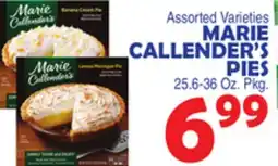 Bravo Supermarkets MARIE CALLENDER'S PIES offer
