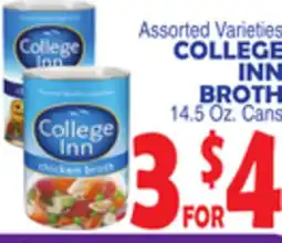 Bravo Supermarkets COLLEGE INN BROTH offer