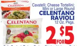 Bravo Supermarkets CELENTANO RAVIOLI offer