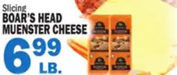 Bravo Supermarkets BOAR'S HEAD MUENSTER CHEESE offer
