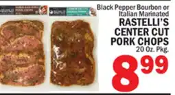 Bravo Supermarkets RASTELLI'S CENTER CUT PORK CHOPS offer