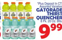 Bravo Supermarkets GATORADE THIRST QUENCHER offer