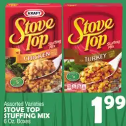 Bravo Supermarkets KRAFT STOVE TOP STUFFING MIX offer