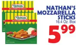 Bravo Supermarkets NATHAN'S MOZZARELLA STICKS offer
