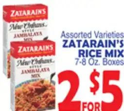 Bravo Supermarkets ZATARAIN'S RICE MIX offer