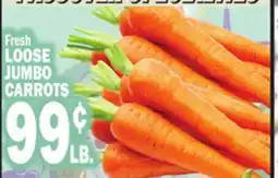 Bravo Supermarkets LOOSE JUMBO CARROTS offer
