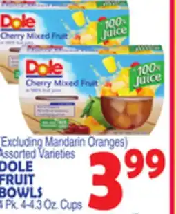 Bravo Supermarkets DOLE FRUIT BOWLS offer