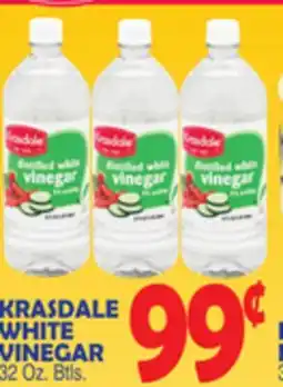 Bravo Supermarkets KRASDALE WHITE VINEGAR offer