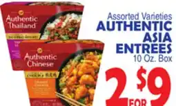 Bravo Supermarkets AUTHENTIC ASIA ENTREES offer
