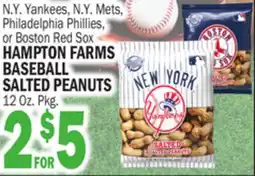 Bravo Supermarkets HAMPTON FARMS BASEBALL BASEBALL SALTED PEANUTS offer