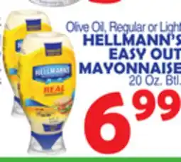Bravo Supermarkets HELLMANN'S EASY OUT MAYONNAISE offer