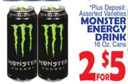 Bravo Supermarkets MONSTER ENERGY DRINK offer
