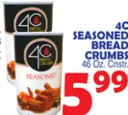 Bravo Supermarkets 4C SEASONED BREAD CRUMBS offer