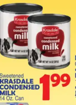 Bravo Supermarkets KRASDALE CONDENSED MILK offer