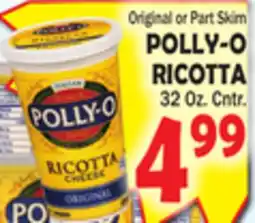 Bravo Supermarkets POLLY-O RICOTTA offer