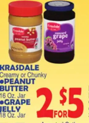 Bravo Supermarkets KRASDALE Creamy or Chunky offer