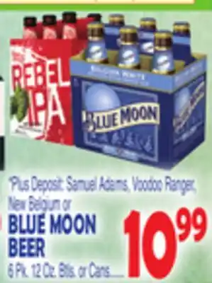 Bravo Supermarkets BLUE MOON BEER offer