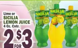 Bravo Supermarkets SICILIA LEMON JUICE offer