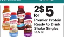 ACME Premier Protein Ready to Drink Shake Singles offer