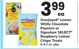 ACME Overjoyed Lemon White Chocolate Popcorn or Signature SELECT Raspberry Lemon Crispy Treats offer