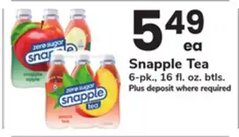 ACME Snapple Tea offer
