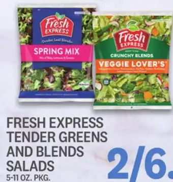 Kings Food Markets FRESH EXPRESS TENDER GREENS AND BLENDS SALADS offer
