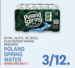 Kings Food Markets POLAND SPRING WATER offer