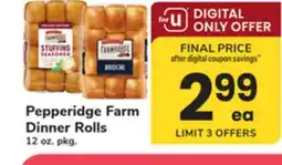ACME Pepperidge Farm Dinner Rolls offer