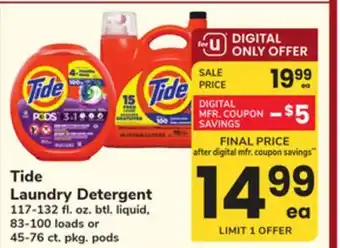 ACME Tide Laundry Detergent offer