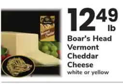 ACME Boar's Head Vermont Cheddar Cheese offer