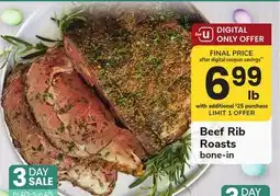ACME Beef Rib Roasts offer