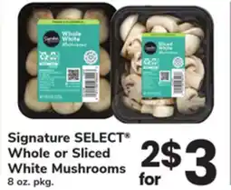 ACME Signature SELECT Whole or Sliced White Mushrooms offer