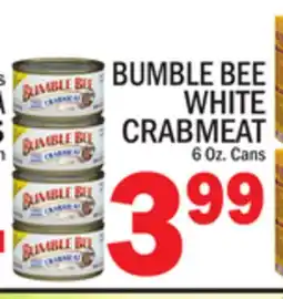 C Town BUMBLE BEE WHITE CRABMEAT offer