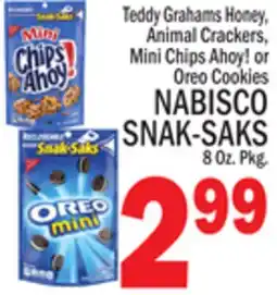 C Town NABISCO SNAK-SAKS offer