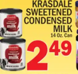 C Town KRASDALE SWEETENED CONDENSED MILK offer