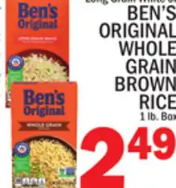 C Town BEN'S ORIGINAL WHOLE GRAIN BROWN RICE offer