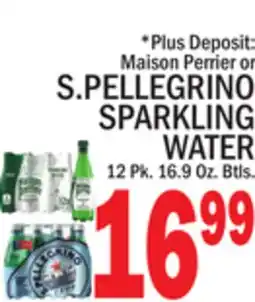 C Town S. PELLEGRINO SPARKLING WATER offer