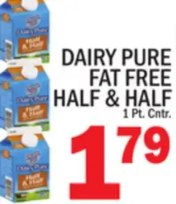 C Town DAIRY PURE FAT FREE HALF & HALF offer