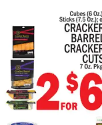 C Town CRACKER BARREL CRACKER CUTS offer