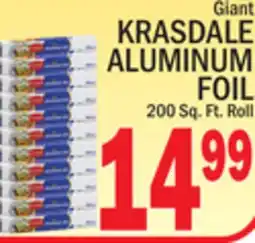 C Town KRASDALE ALUMINUM FOIL offer