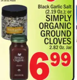 C Town SIMPLY ORGANIC GROUND CLOVES offer