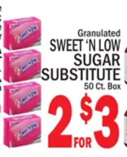 C Town SWEET'N LOW SUGAR SUBSTITUTE offer