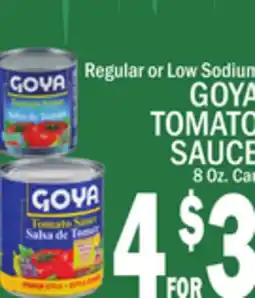 C Town GOYA TOMATO SAUCE offer