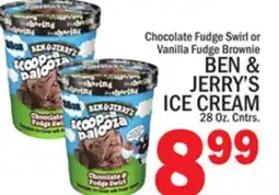 C Town BEN & JERRY'S ICE CREAM offer