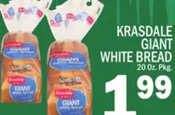 C Town KRASDALE GIANT WHITE BREAD offer
