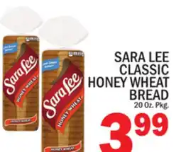 C Town SARA LEE CLASSIC HONEY WHEAT BREAD offer