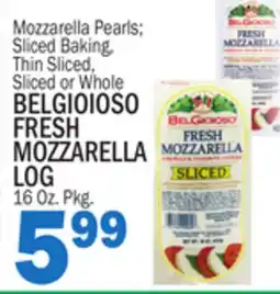 C Town BELGIOIOSO FRESH MOZZARELLA LOG offer
