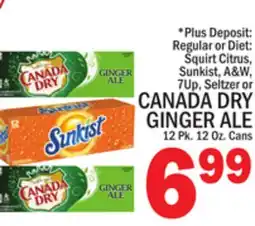 C Town CANADA DRY GINGER ALE offer