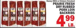 C Town PRAIRIE FRESH DRY RUBBED PORK LOIN BACKRIBS offer