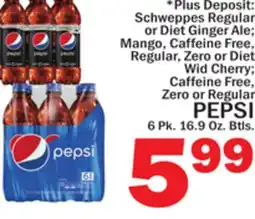 C Town PEPSI 6 Pk. 16.9 Oz. Btls offer